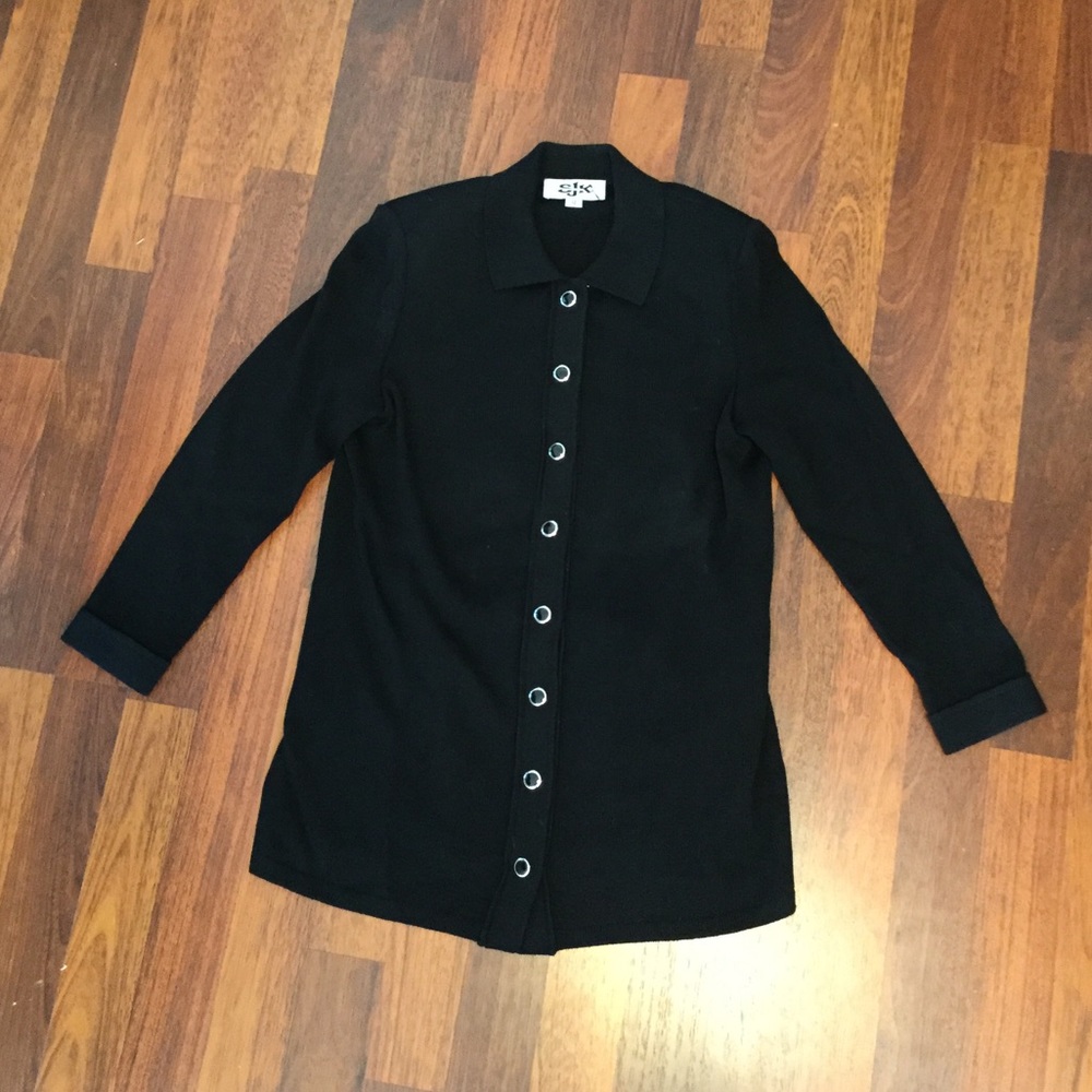 Classic black St. John Knit jacket